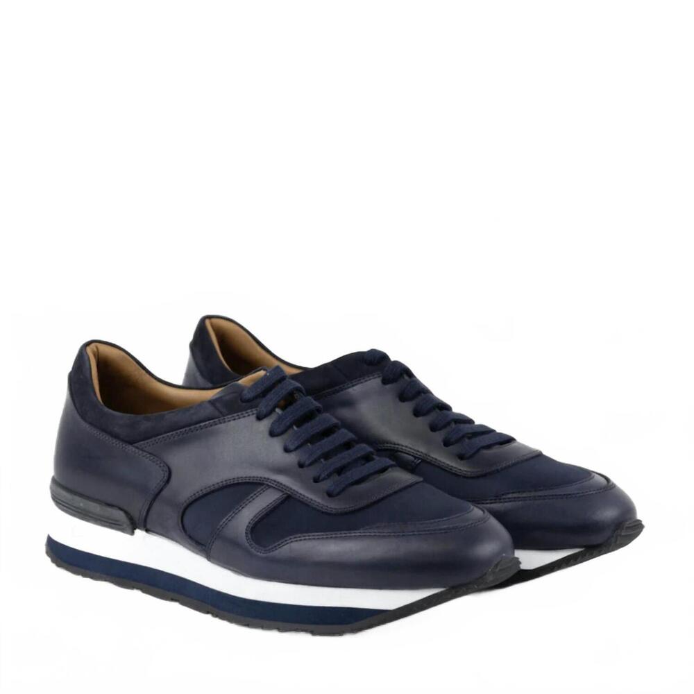 NEW LUSSO BENI men's socrates sneakers in navy